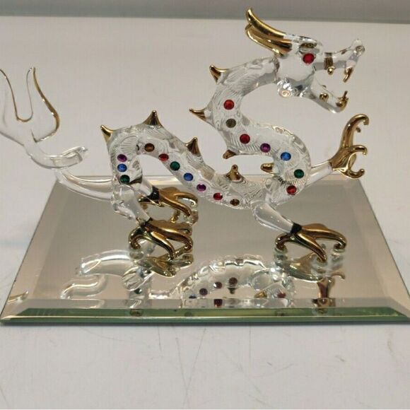 Other - Vintage blown glass dragon